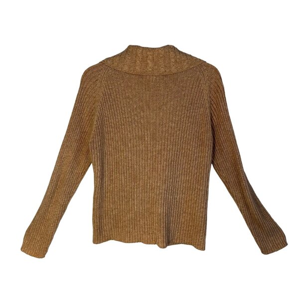 Tiara Intl Vintage SZ M Fair Isle Sweater Jacket Cotton Blend Cozy Hygge - Picture 2 of 8